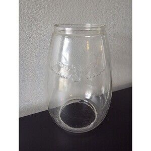 Vintage Winged Wheel Clear Globe For Lantern 6” Tall Made in Japan